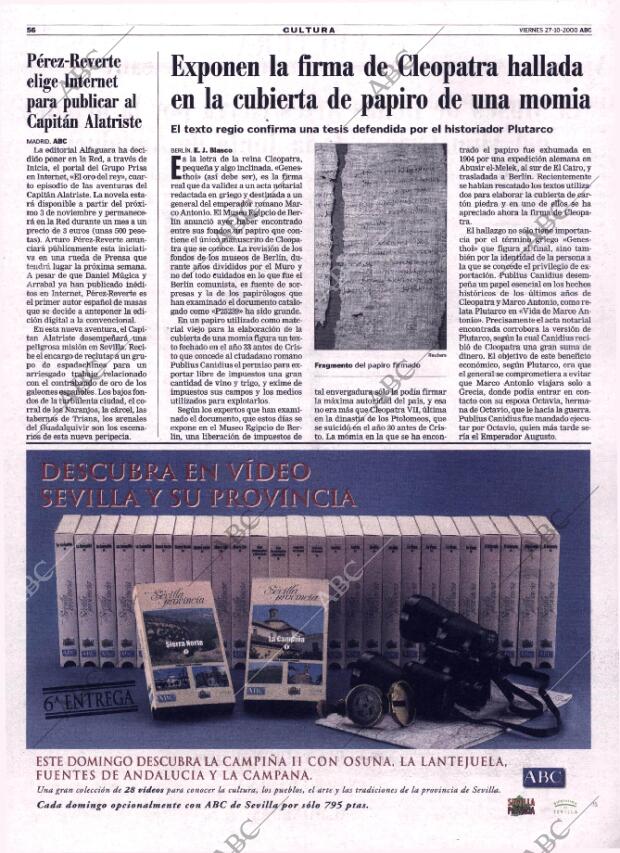 ABC SEVILLA 27-10-2000 página 56