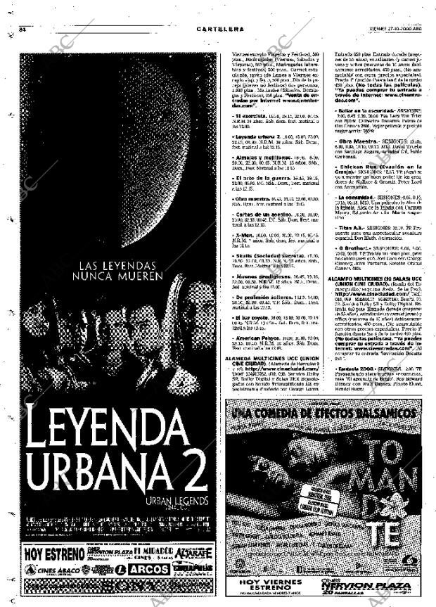 ABC SEVILLA 27-10-2000 página 84