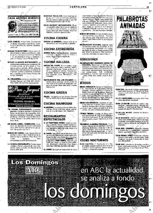 ABC SEVILLA 27-10-2000 página 93