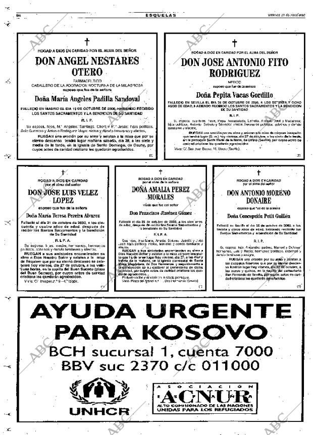 ABC SEVILLA 27-10-2000 página 94