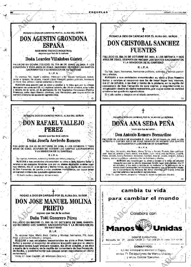 ABC SEVILLA 27-10-2000 página 96