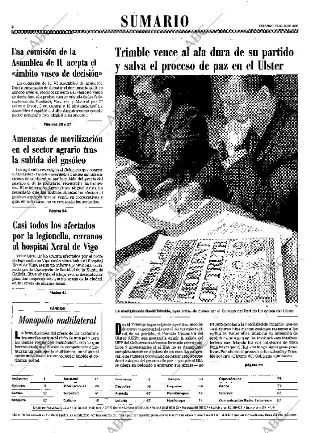 ABC MADRID 29-10-2000 página 2