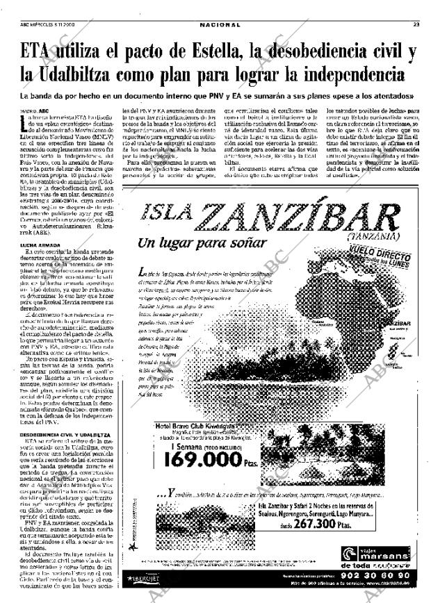 ABC MADRID 08-11-2000 página 23