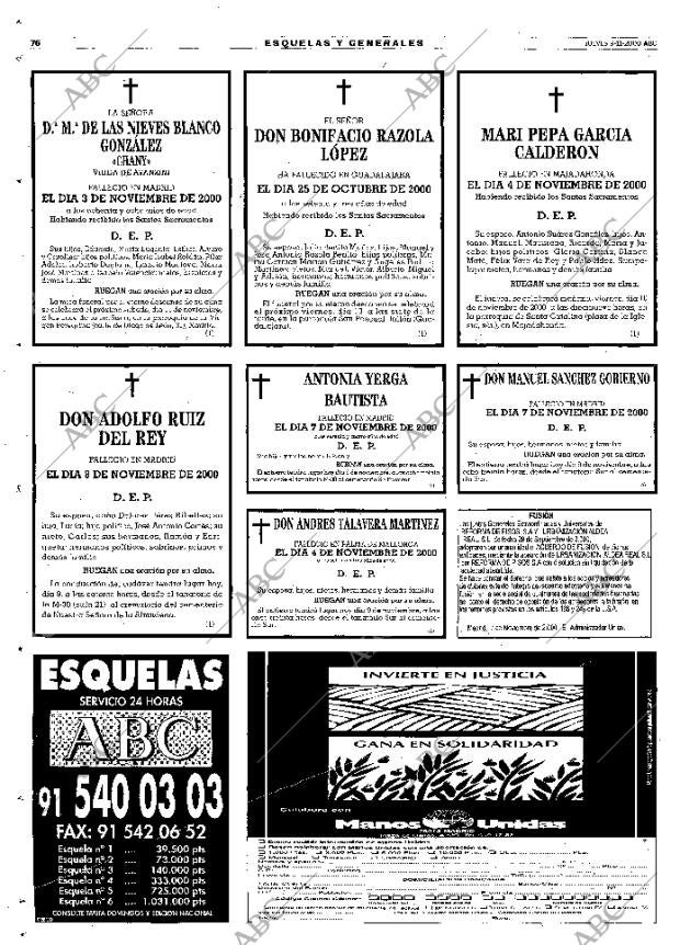 ABC MADRID 09-11-2000 página 76