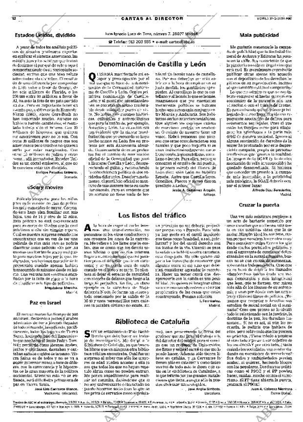 ABC MADRID 10-11-2000 página 12