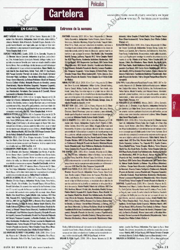 ABC MADRID 10-11-2000 página 153