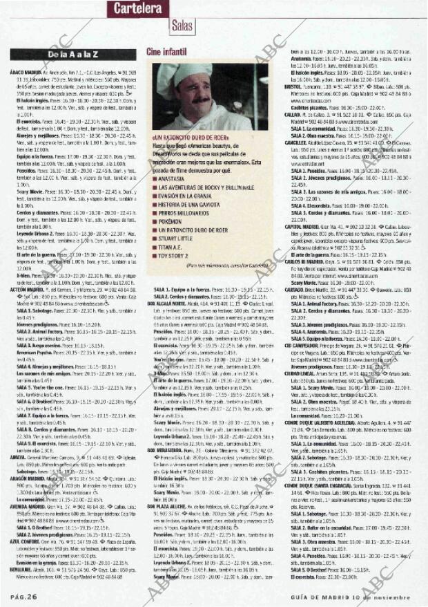 ABC MADRID 10-11-2000 página 158