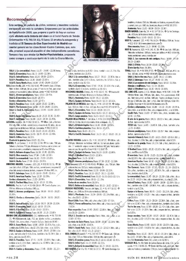 ABC MADRID 10-11-2000 página 160