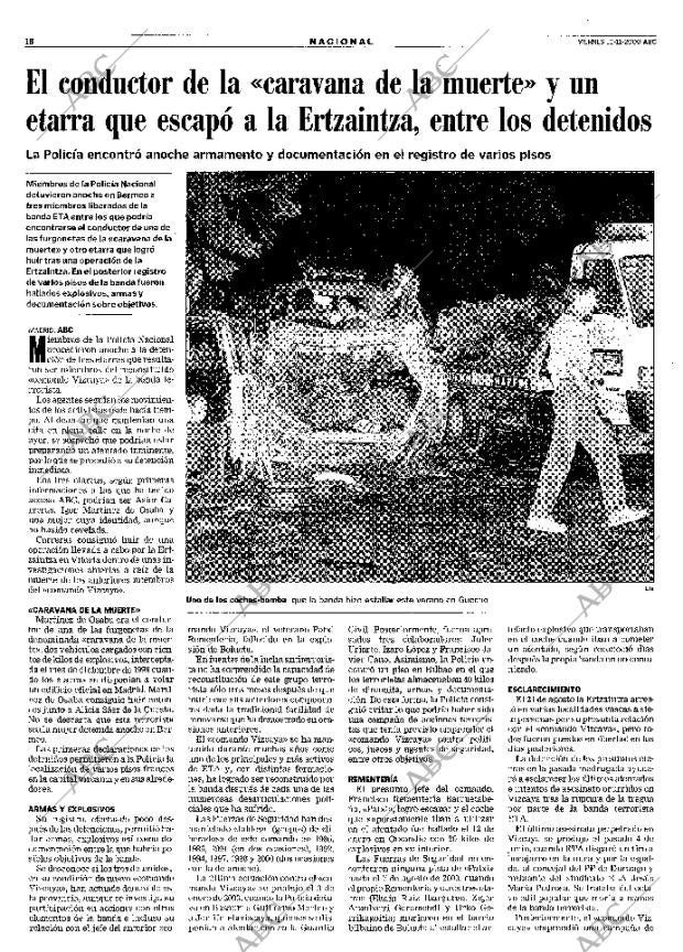 ABC MADRID 10-11-2000 página 18