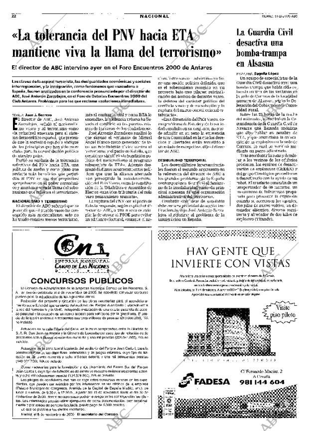 ABC MADRID 10-11-2000 página 22