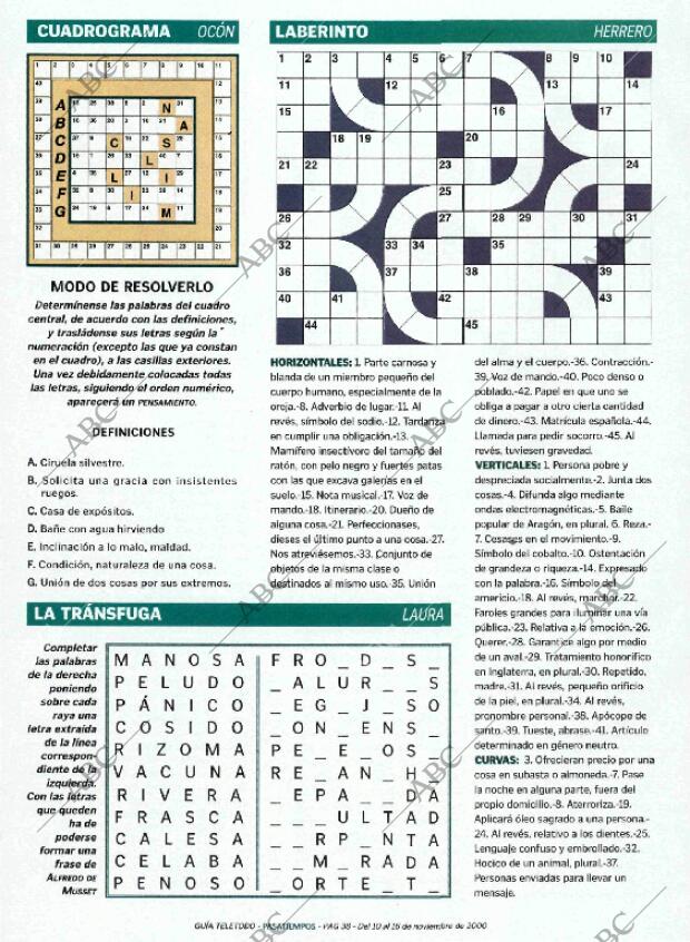 ABC MADRID 10-11-2000 página 254