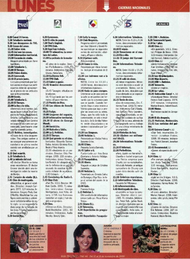 ABC MADRID 10-11-2000 página 260