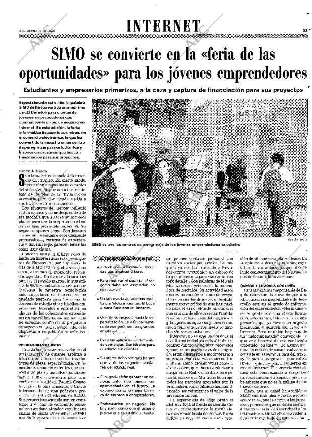 ABC MADRID 10-11-2000 página 85