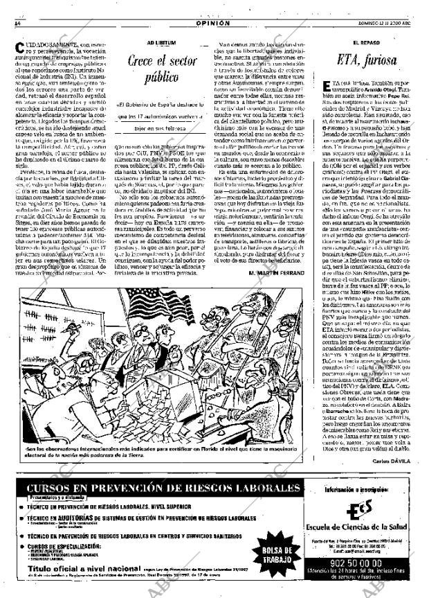 ABC MADRID 12-11-2000 página 14
