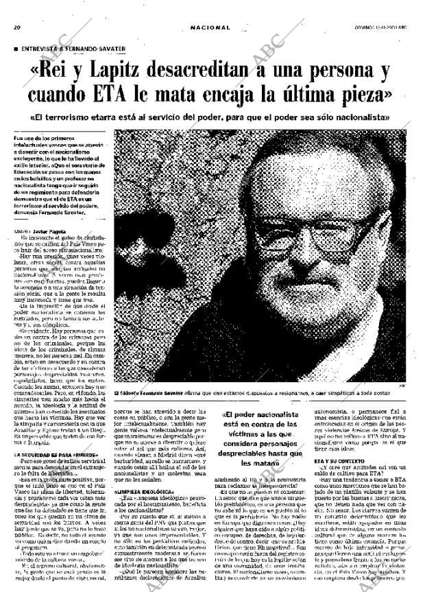 ABC MADRID 12-11-2000 página 20