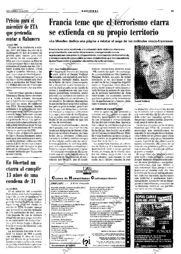 ABC MADRID 12-11-2000 página 23