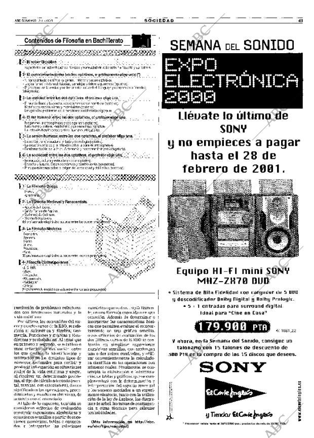 ABC MADRID 12-11-2000 página 43