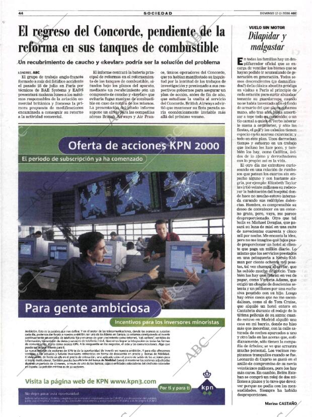 ABC MADRID 12-11-2000 página 44