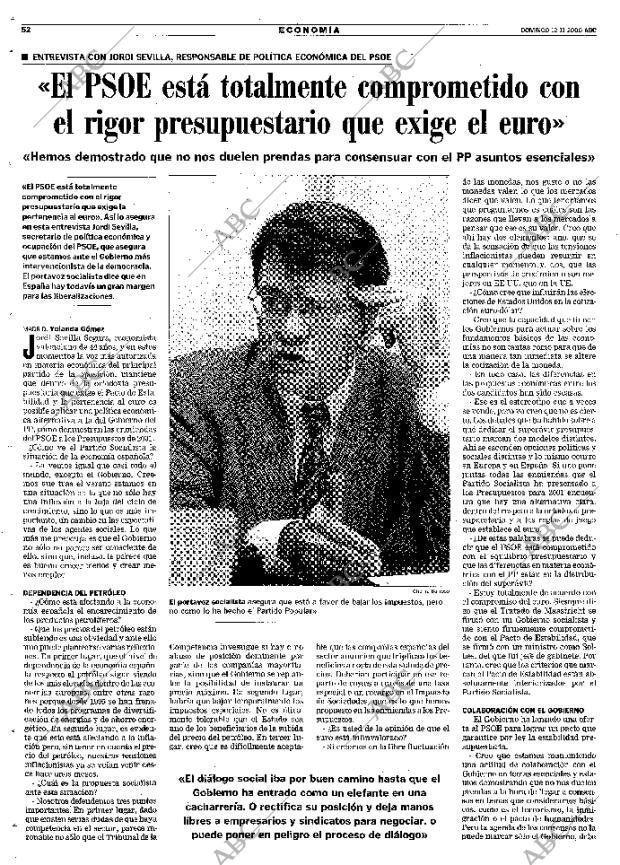 ABC MADRID 12-11-2000 página 52