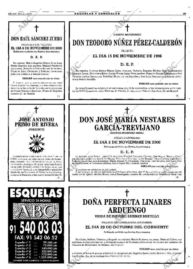 ABC MADRID 12-11-2000 página 69