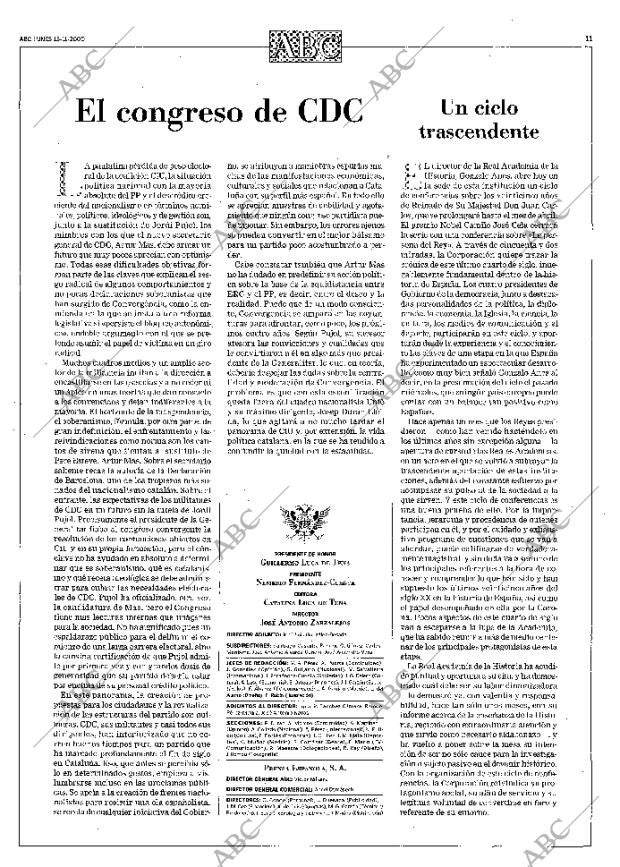 ABC MADRID 13-11-2000 página 11