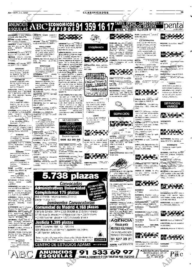 ABC MADRID 13-11-2000 página 125