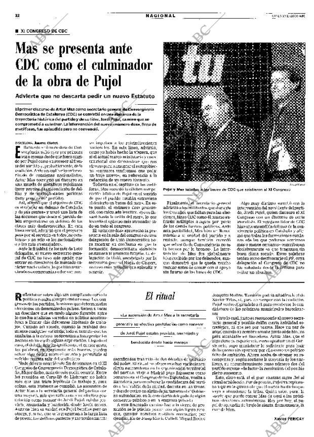 ABC MADRID 13-11-2000 página 22