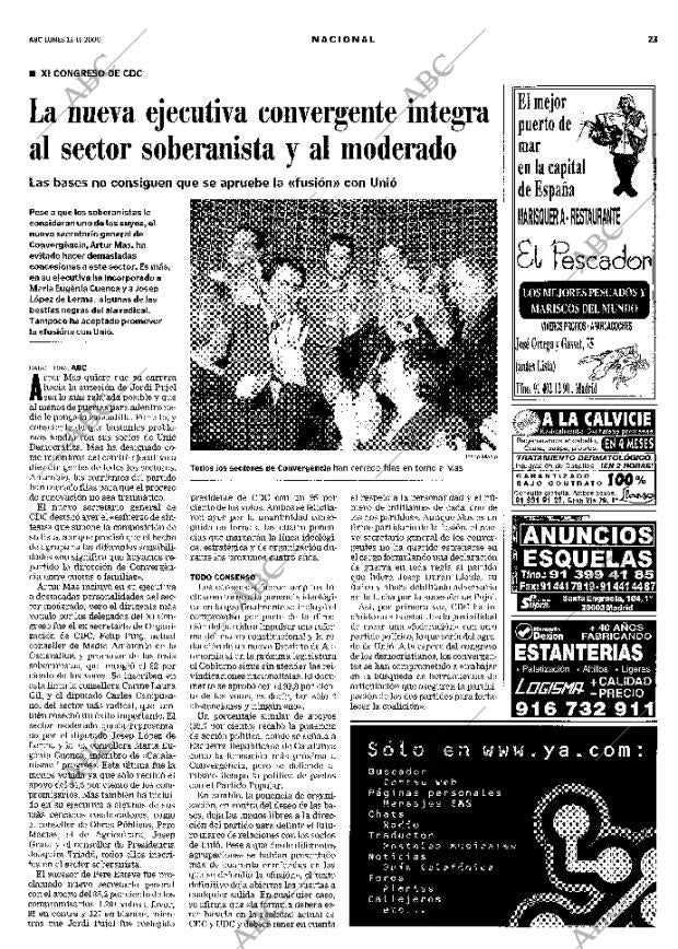 ABC MADRID 13-11-2000 página 23