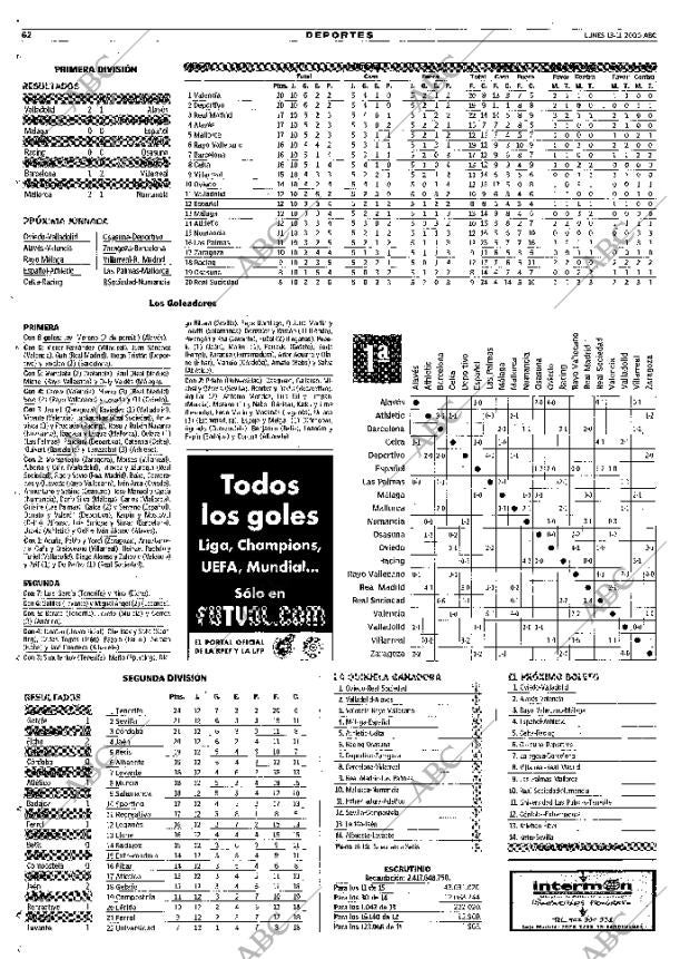 ABC MADRID 13-11-2000 página 62