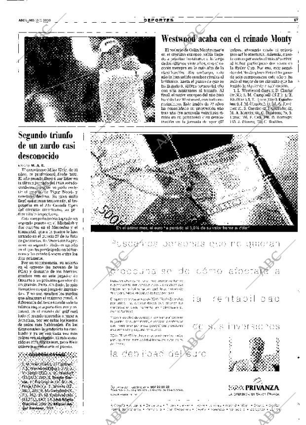 ABC MADRID 13-11-2000 página 67