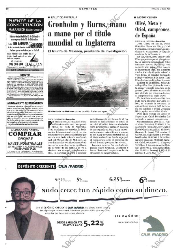 ABC MADRID 13-11-2000 página 68
