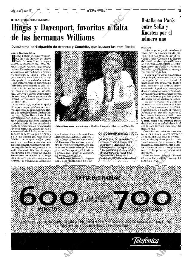 ABC MADRID 13-11-2000 página 71