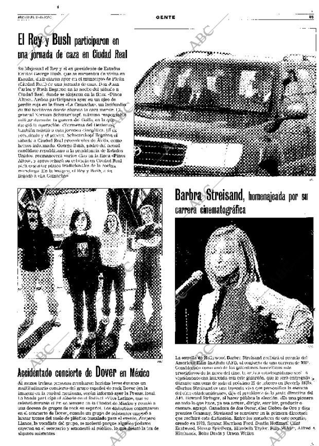 ABC MADRID 13-11-2000 página 85