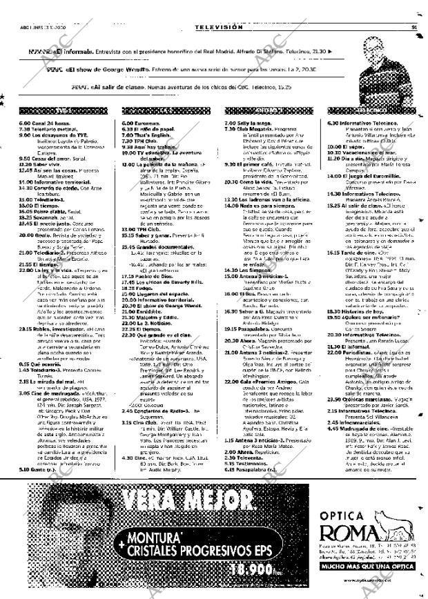 ABC MADRID 13-11-2000 página 91