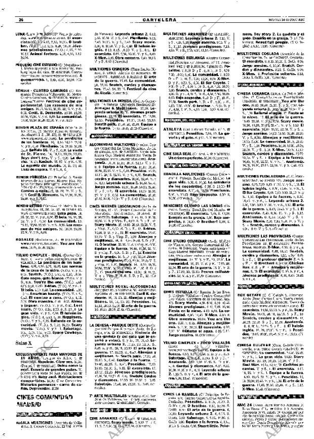 ABC MADRID 14-11-2000 página 118