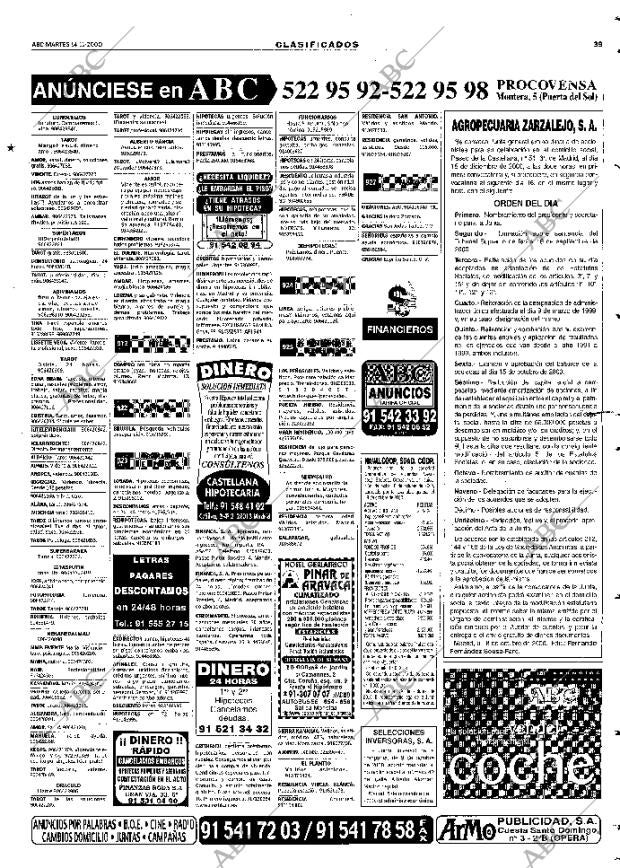 ABC MADRID 14-11-2000 página 131