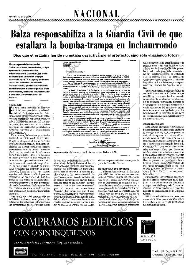 ABC MADRID 14-11-2000 página 17