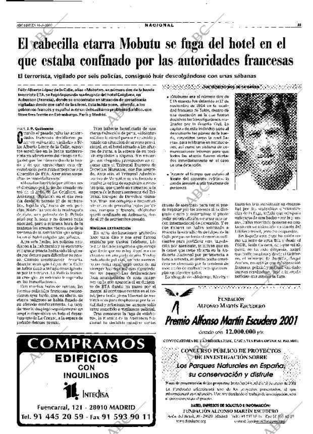 ABC MADRID 14-11-2000 página 19