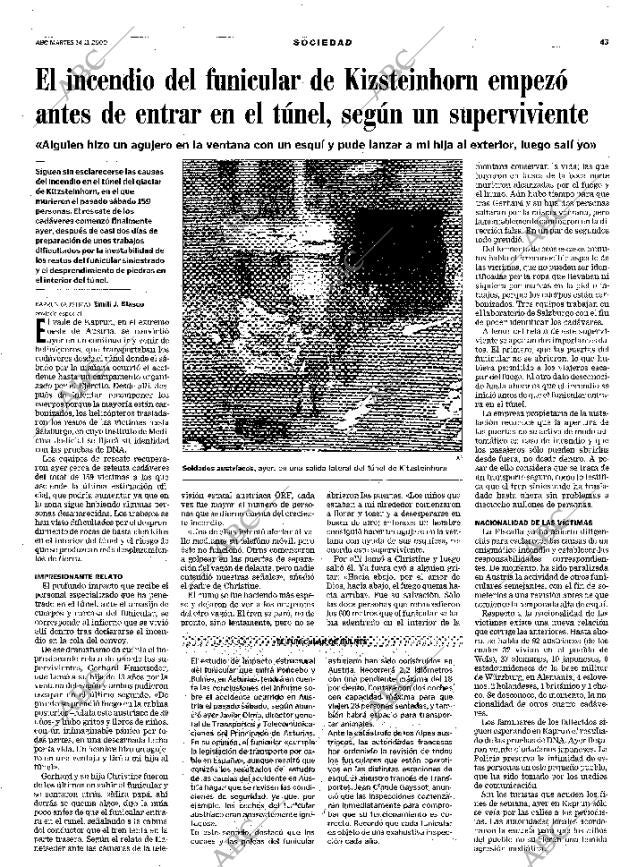 ABC MADRID 14-11-2000 página 43