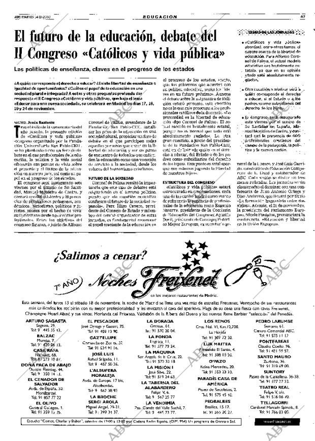 ABC MADRID 14-11-2000 página 47