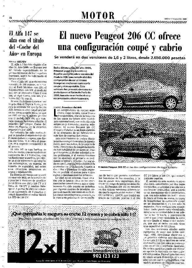 ABC MADRID 14-11-2000 página 72