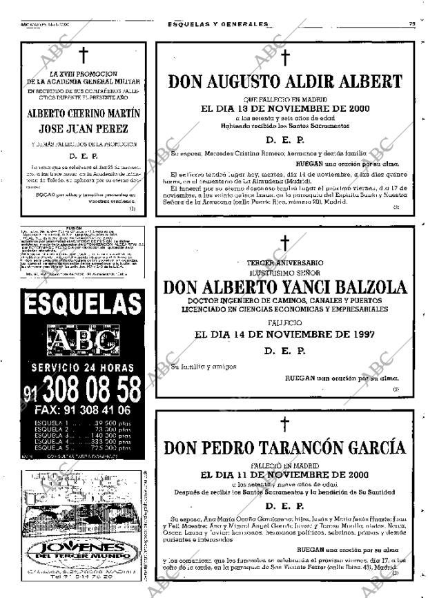 ABC MADRID 14-11-2000 página 79