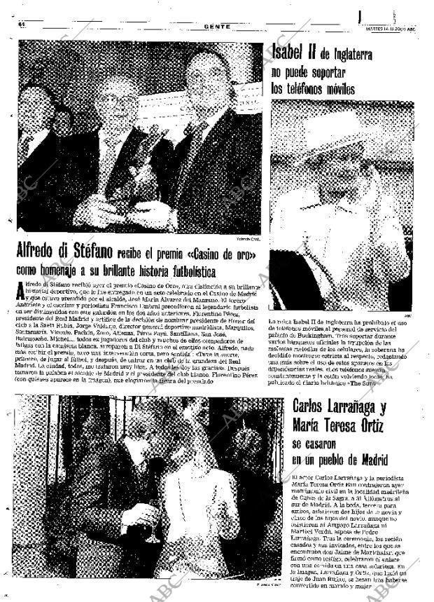 ABC MADRID 14-11-2000 página 84