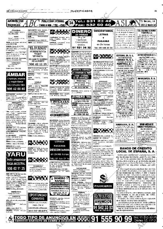 ABC MADRID 15-11-2000 página 133