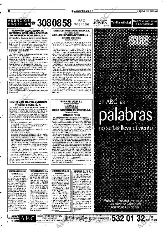 ABC MADRID 15-11-2000 página 134