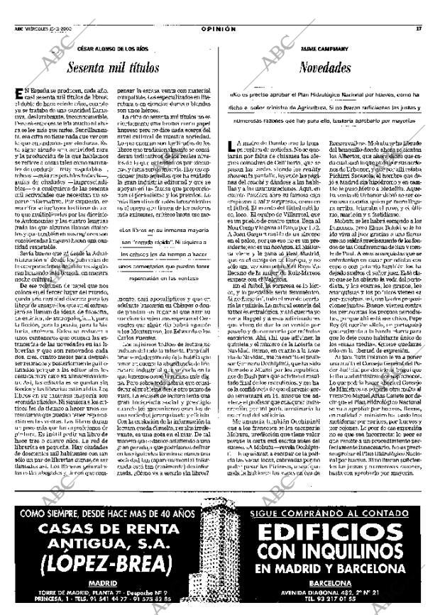ABC MADRID 15-11-2000 página 17