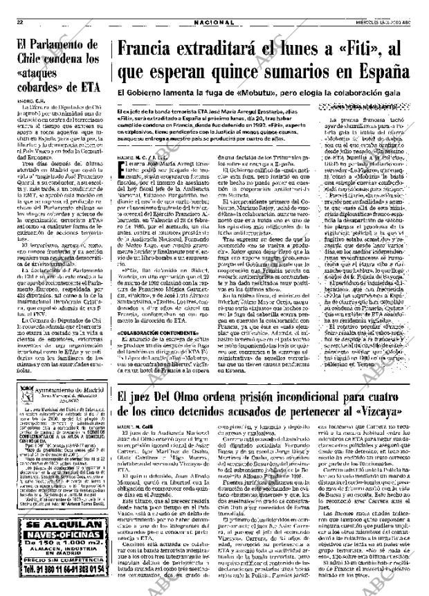 ABC MADRID 15-11-2000 página 22