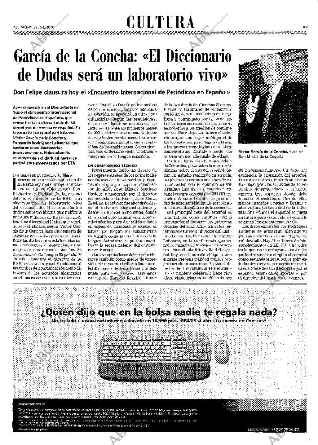 ABC MADRID 15-11-2000 página 49