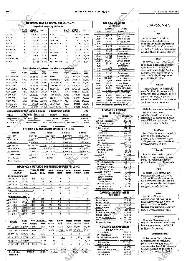 ABC MADRID 15-11-2000 página 66