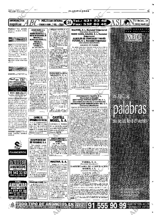 ABC MADRID 20-11-2000 página 141
